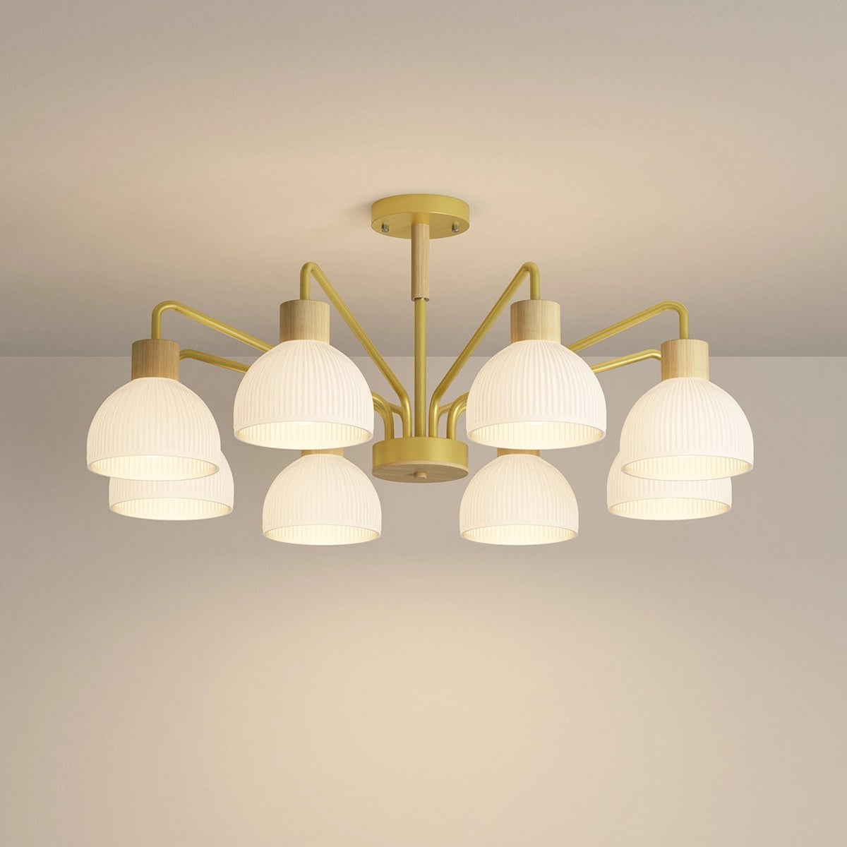 Feyran American Country Retro Living Room Chandelier