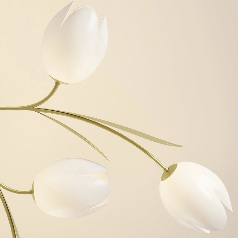 Feyran Magnolia Bud Living Room Chandelier