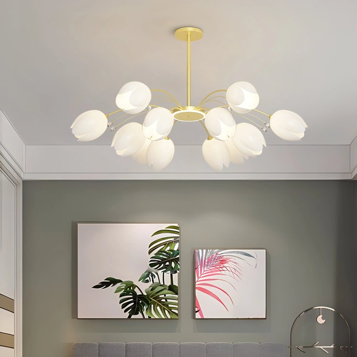 Feyran Nordic Simple Flower Chandelier
