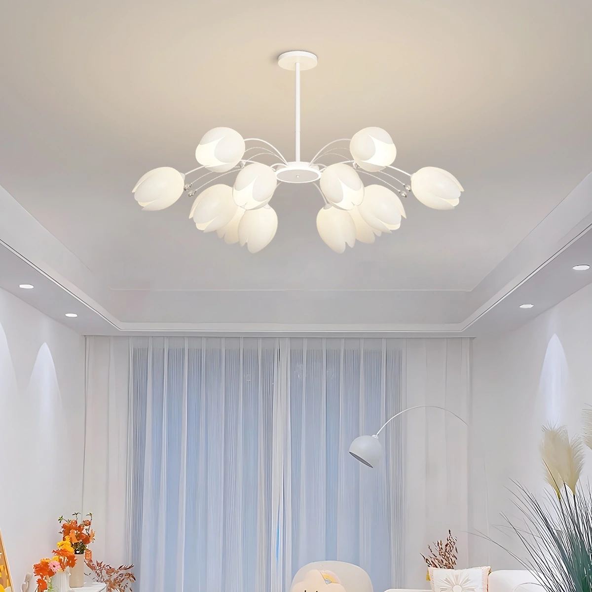Feyran Nordic Simple Flower Chandelier