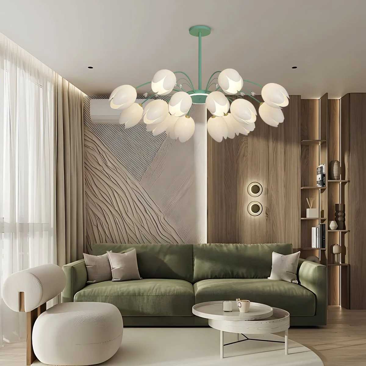 Feyran Nordic Simple Flower Chandelier