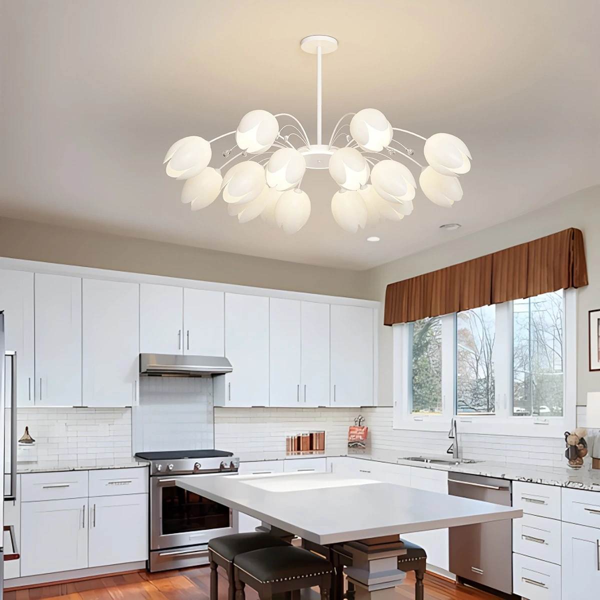Feyran Nordic Simple Flower Chandelier