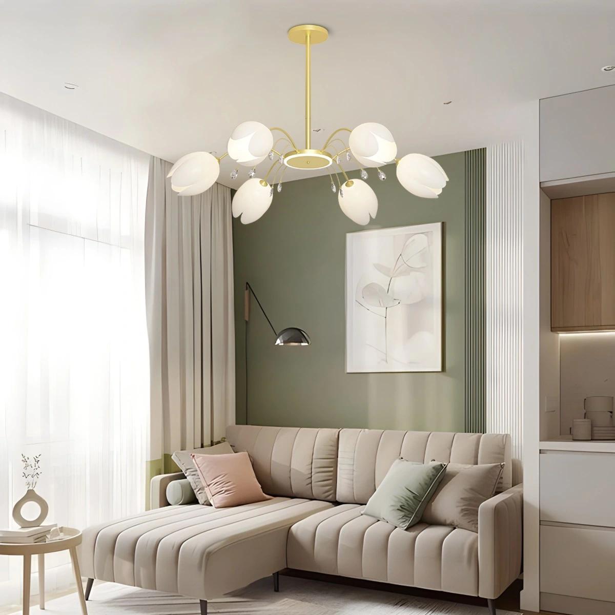Feyran Nordic Simple Flower Chandelier