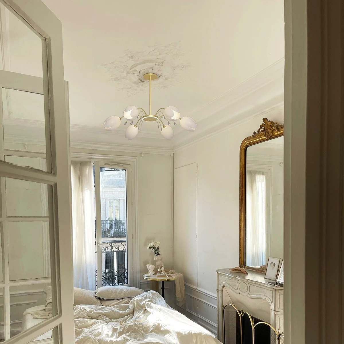 Feyran Nordic Simple Flower Chandelier