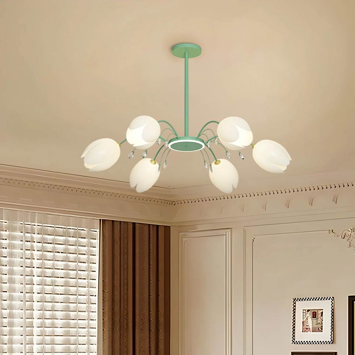Feyran Nordic Simple Flower Chandelier