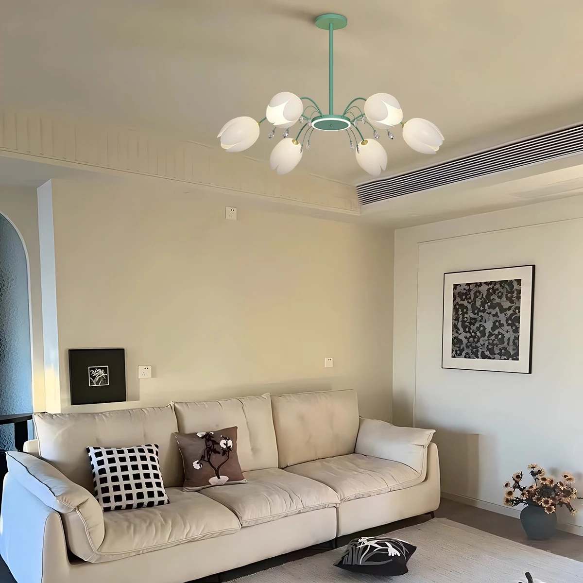 Feyran Nordic Simple Flower Chandelier