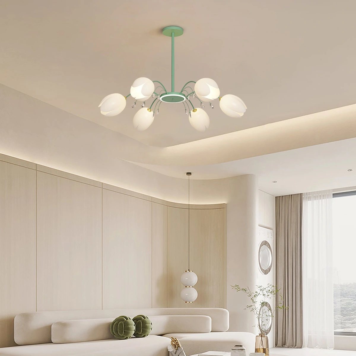 Feyran Nordic Simple Flower Chandelier