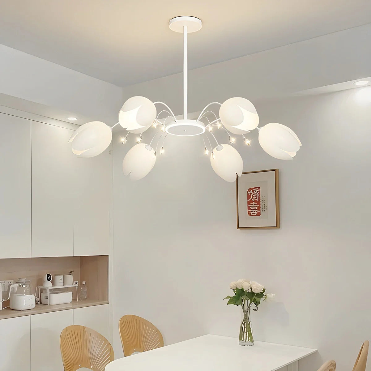 Feyran Nordic Simple Flower Chandelier