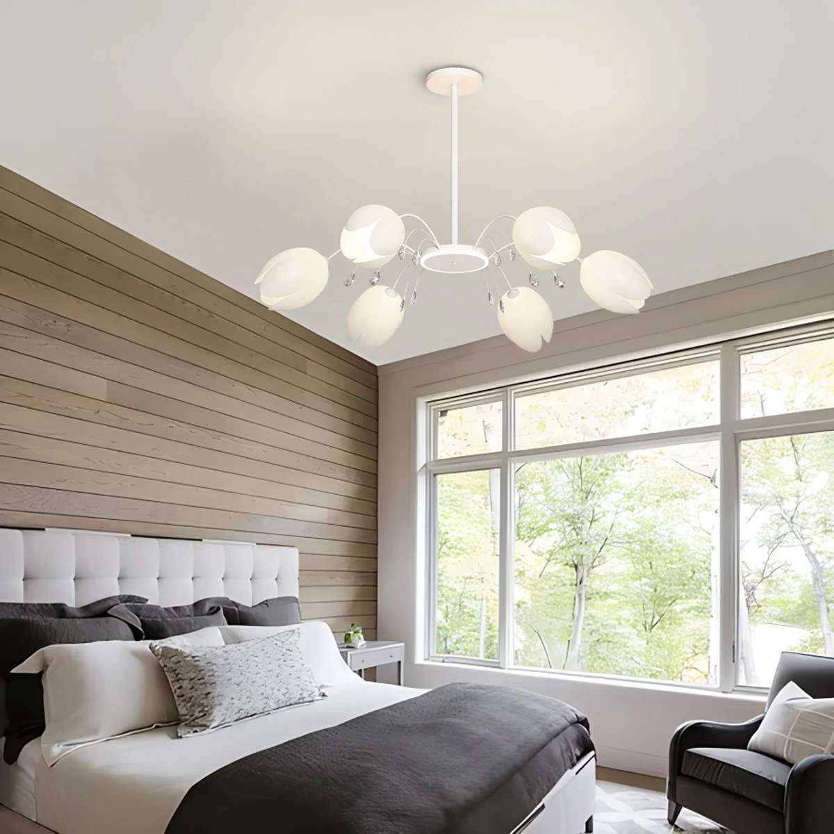 Feyran Nordic Simple Flower Chandelier