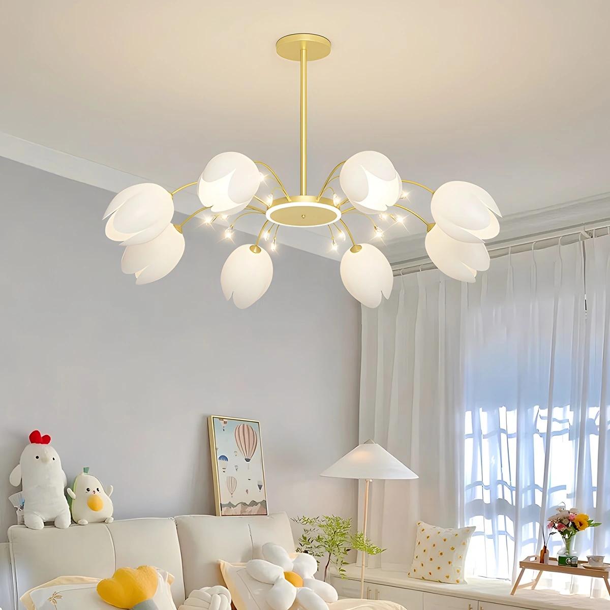 Feyran Nordic Simple Flower Chandelier