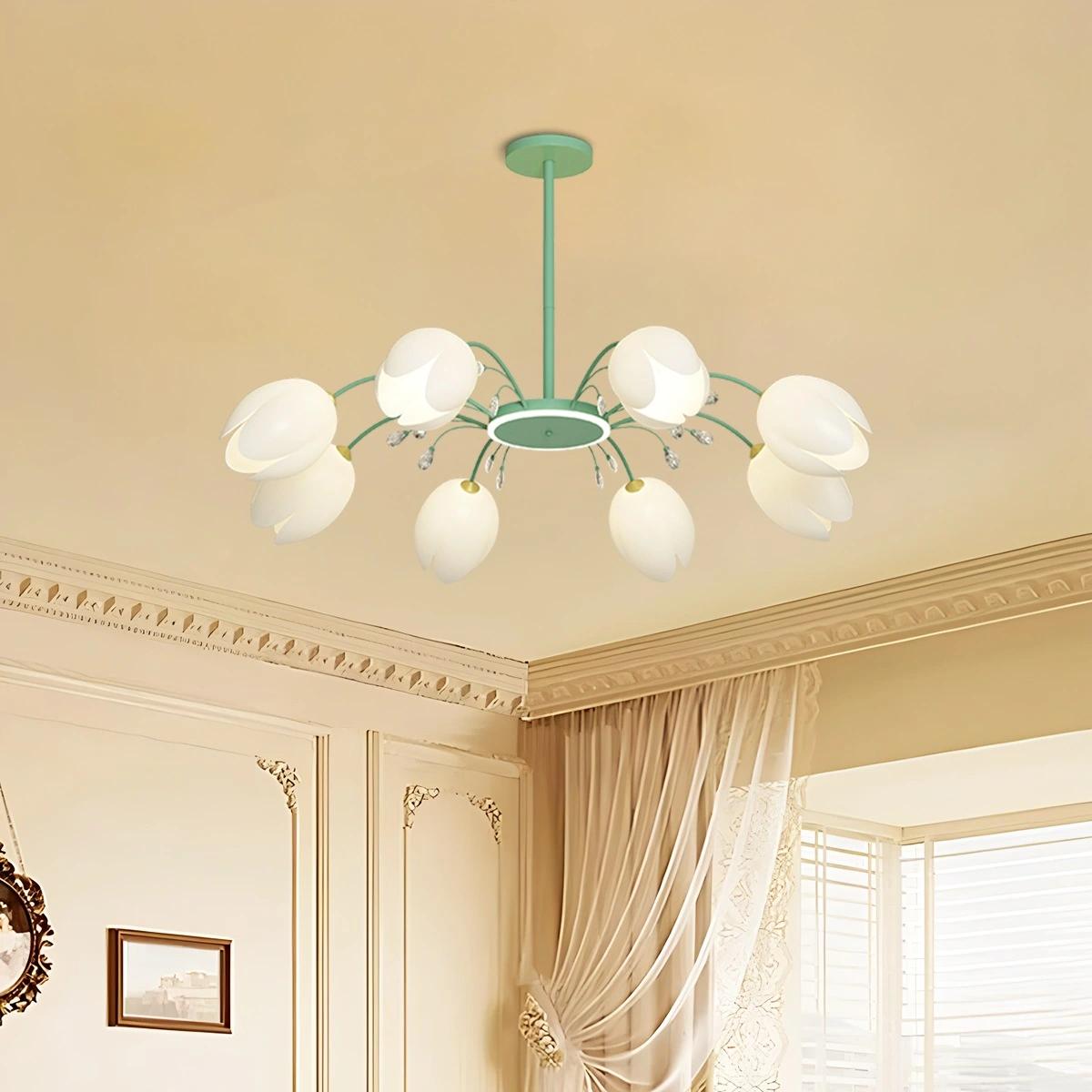 Feyran Nordic Simple Flower Chandelier