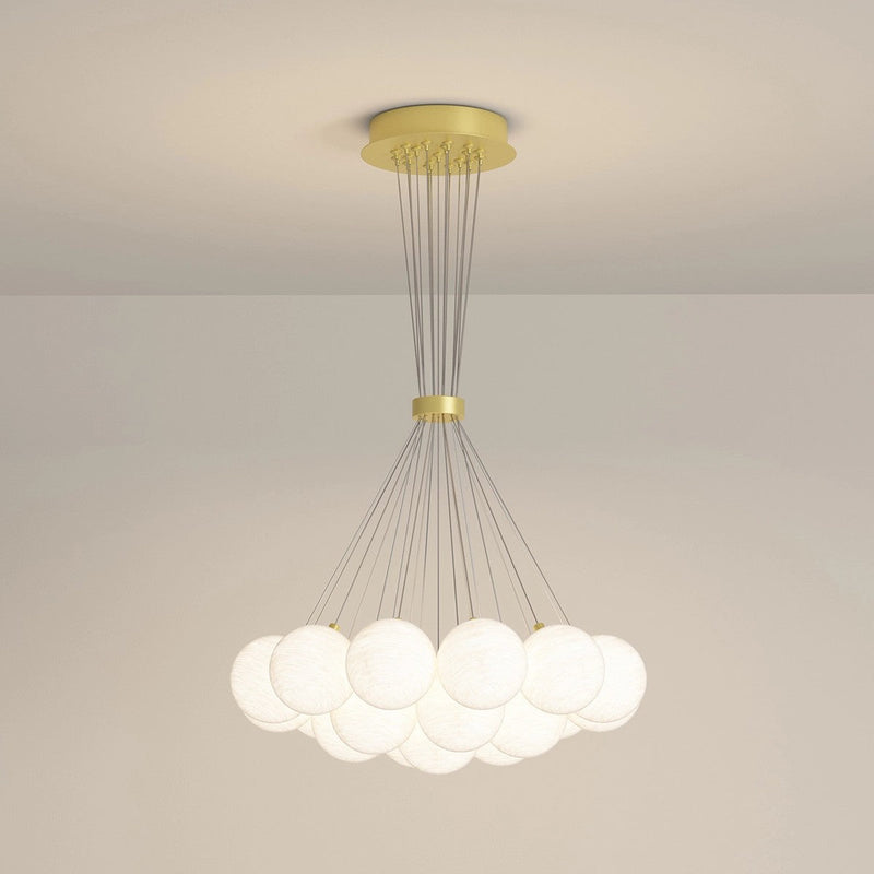 Feyran French Tulip Flower & Ball Chandelier