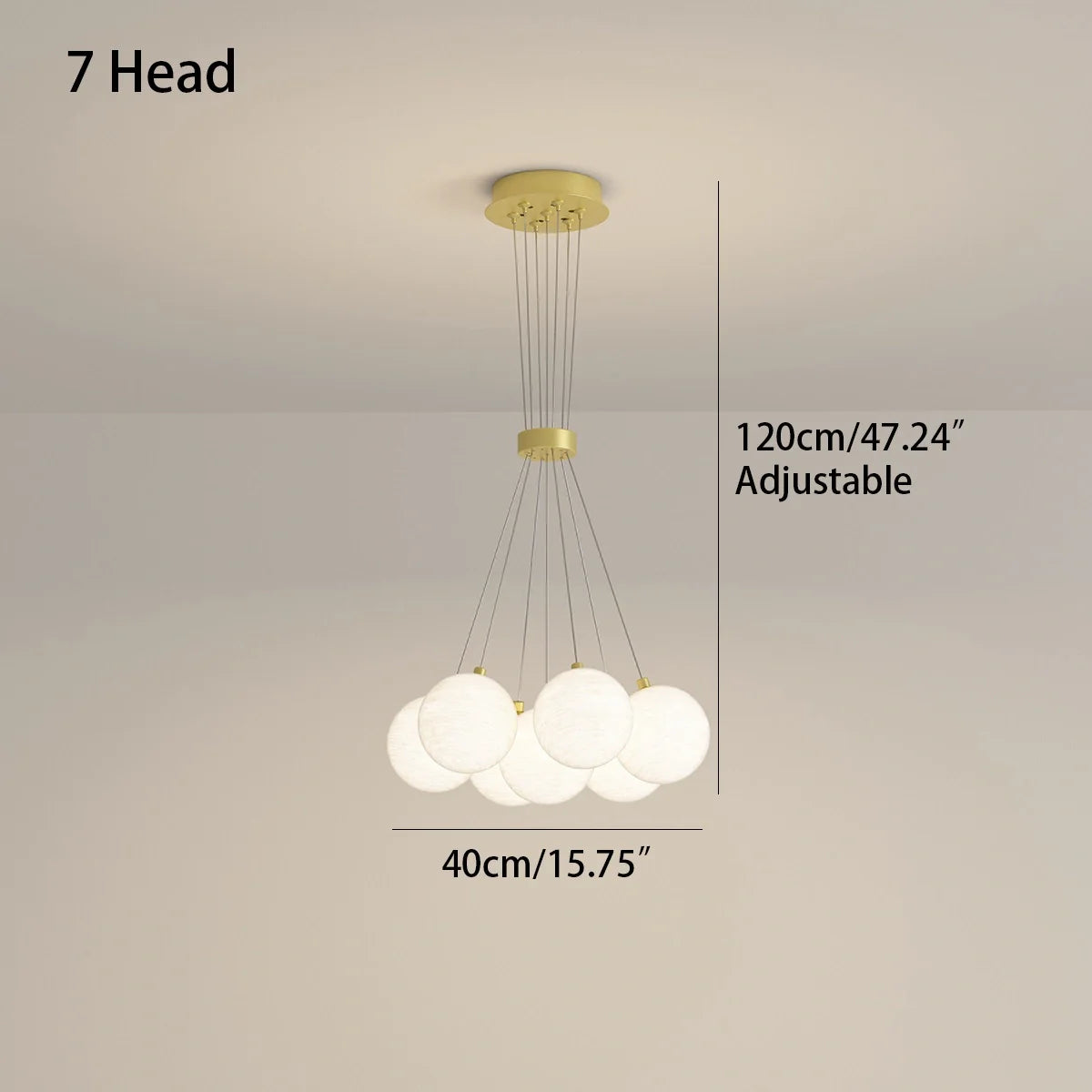 Feyran French Tulip Flower & Ball Chandelier