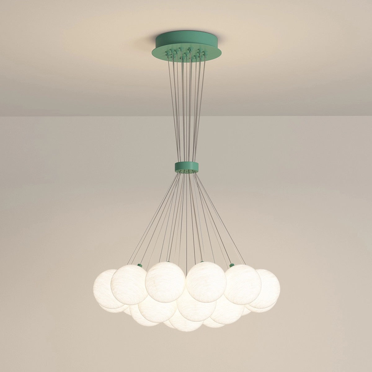 Feyran French Tulip Flower & Ball Chandelier