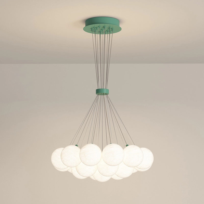 Feyran French Tulip Flower & Ball Chandelier