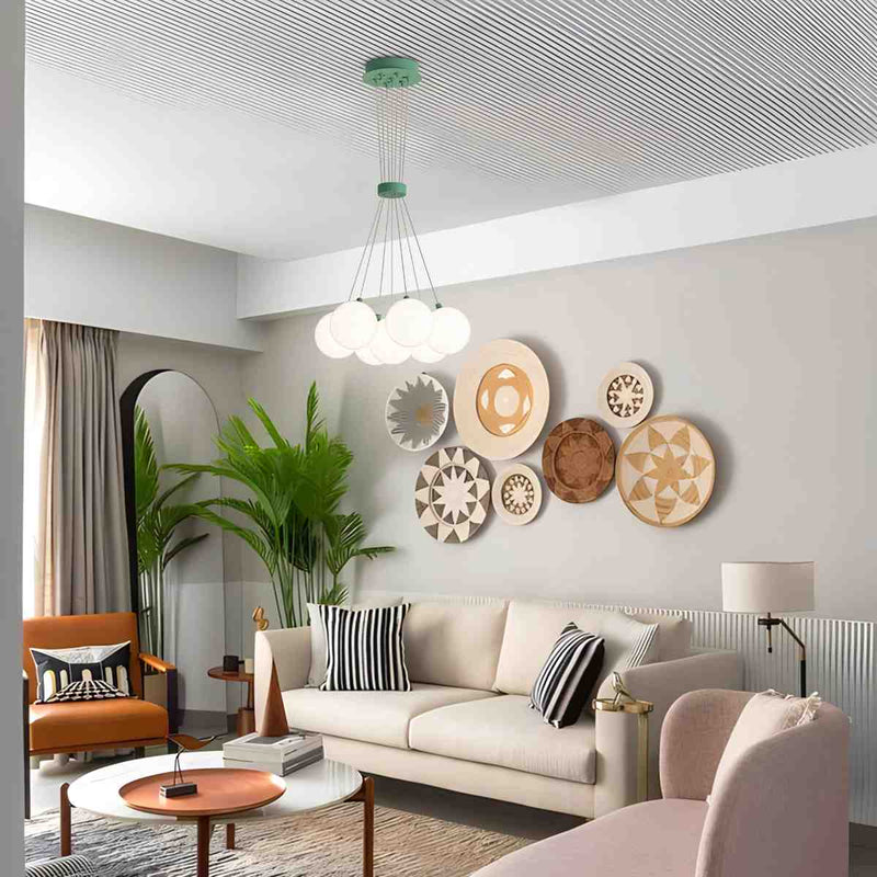 Feyran French Tulip Flower & Ball Chandelier