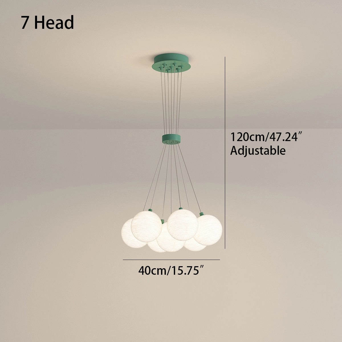 Feyran French Tulip Flower & Ball Chandelier