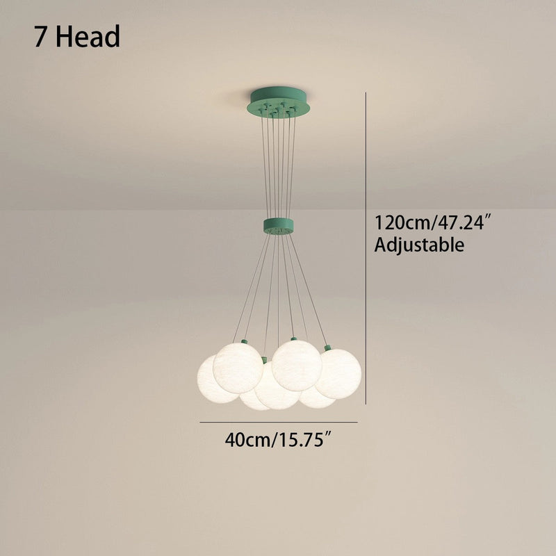 Feyran French Tulip Flower & Ball Chandelier