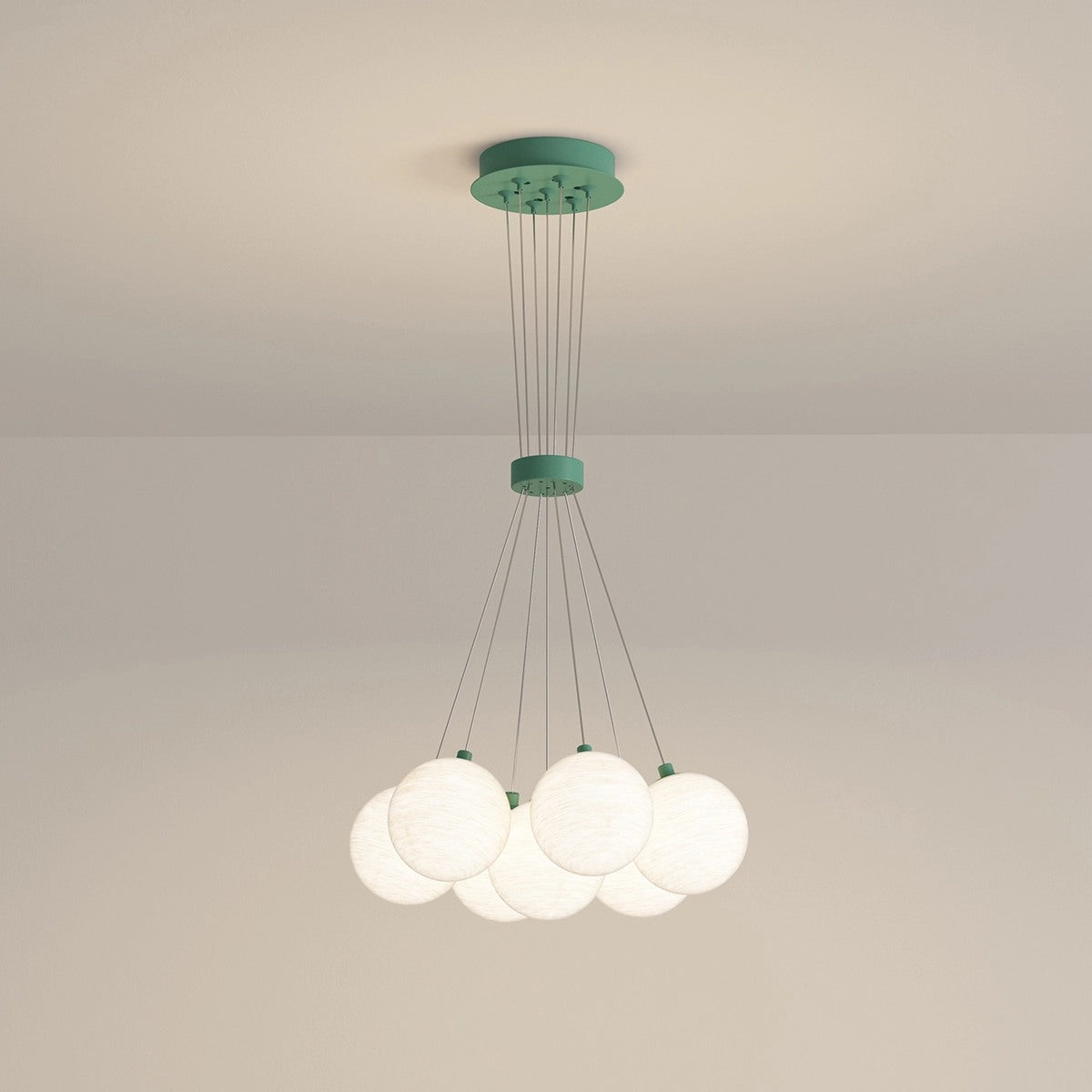Feyran French Tulip Flower & Ball Chandelier