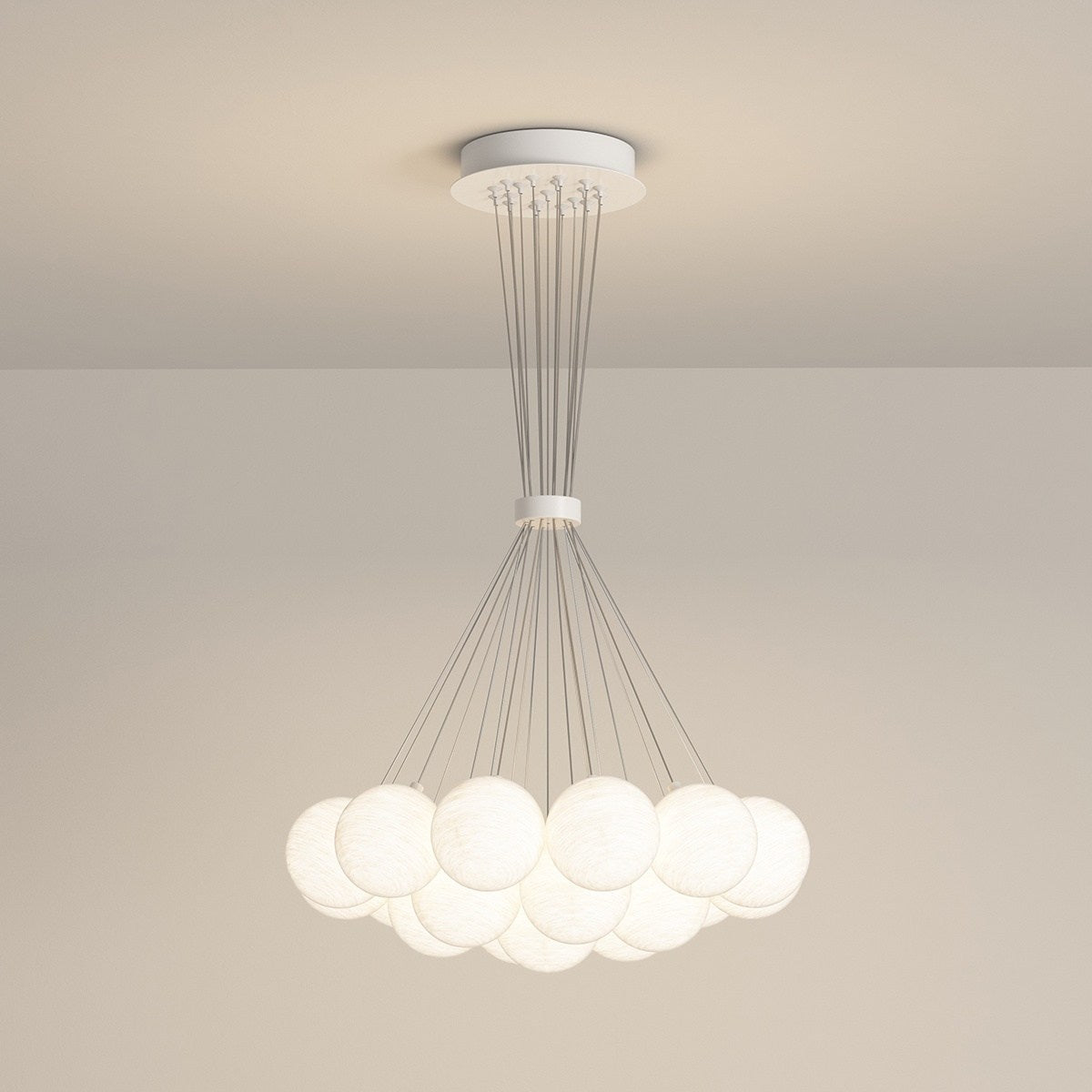 Feyran French Tulip Flower & Ball Chandelier