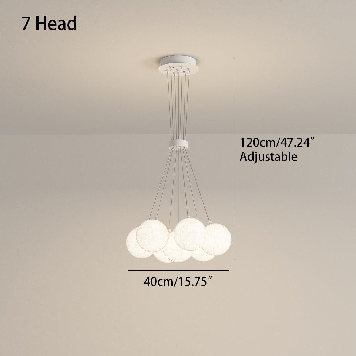 Feyran French Tulip Flower & Ball Chandelier