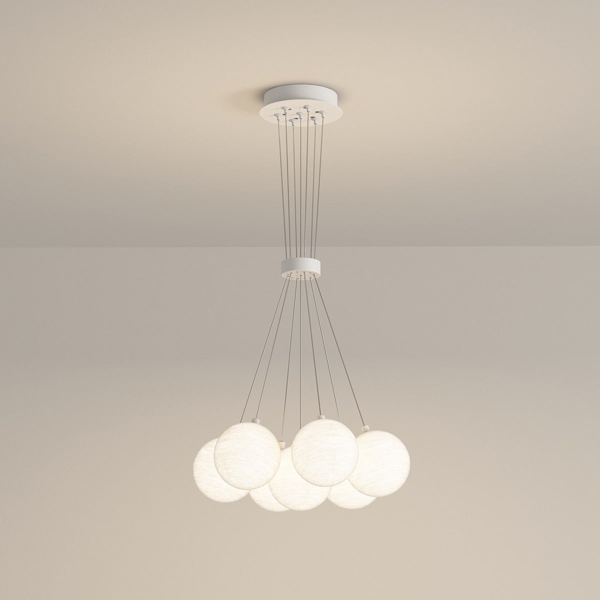 Feyran French Tulip Flower & Ball Chandelier