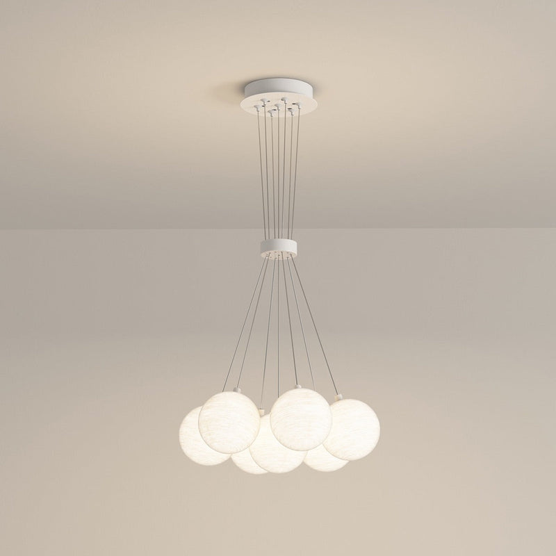 Feyran French Tulip Flower & Ball Chandelier