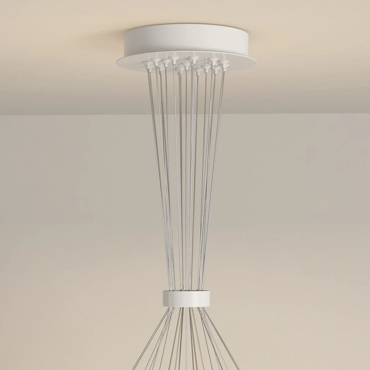 Feyran French Tulip Flower & Ball Chandelier