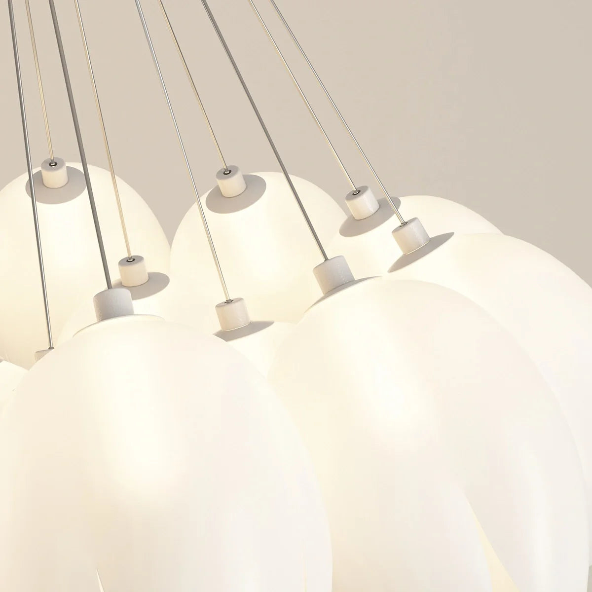 Feyran French Tulip Flower & Ball Chandelier