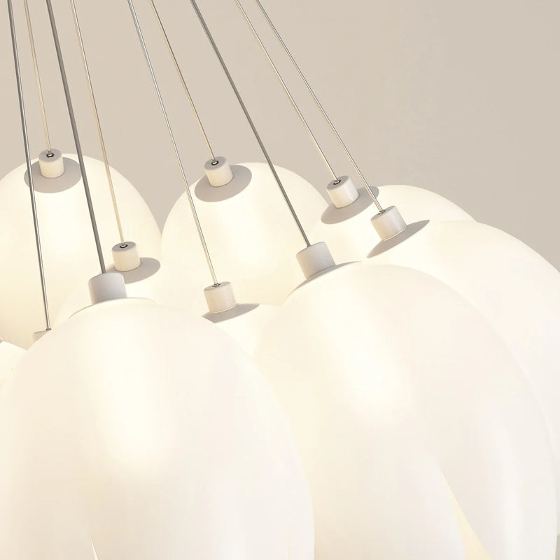 Feyran French Tulip Flower & Ball Chandelier