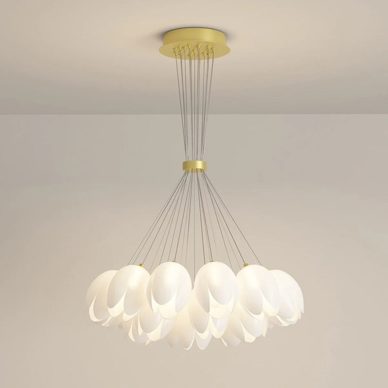 Feyran French Tulip Flower & Ball Chandelier