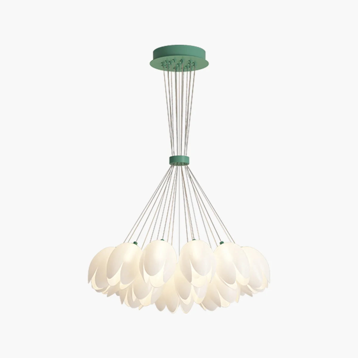 Feyran French Tulip Flower & Ball Chandelier