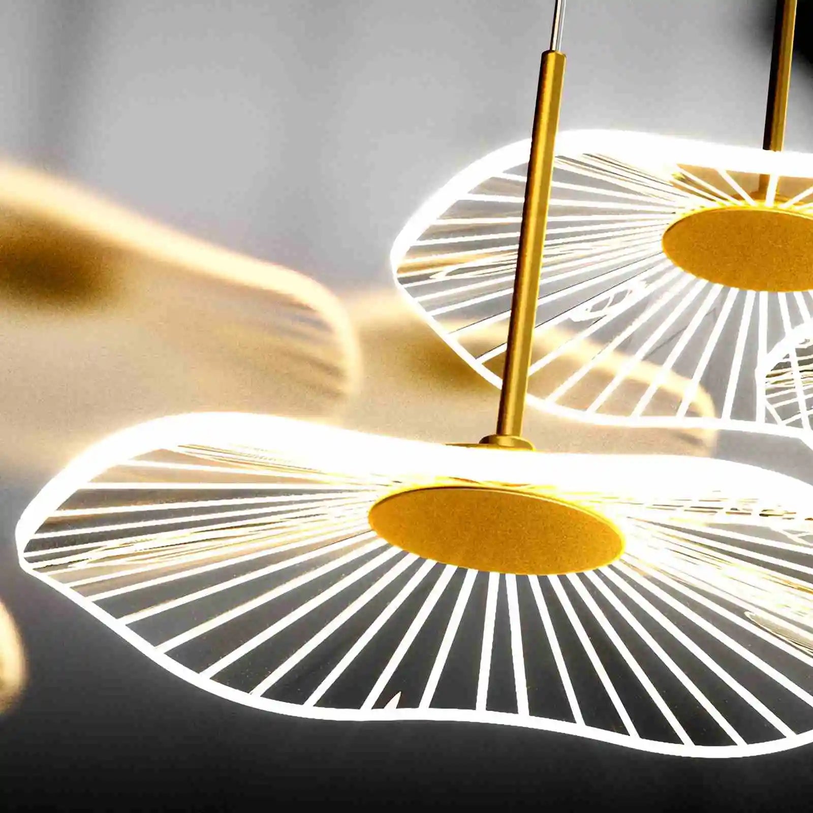 Feyran Creative Lotus Leaf Dining Room Pendant Light