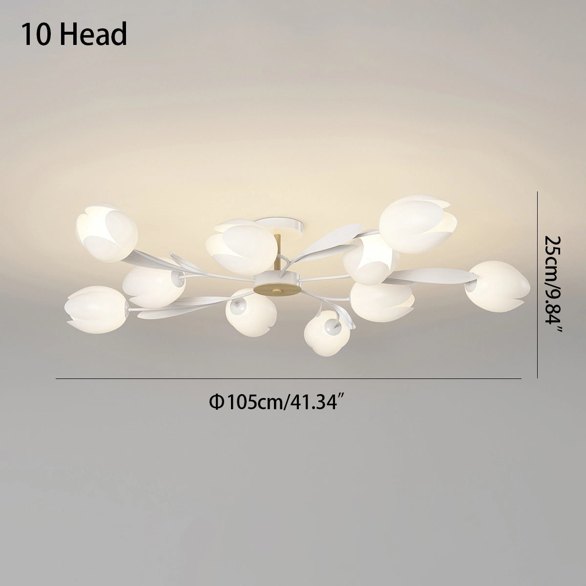 Feyran Magnolia Bud Living Room Chandelier