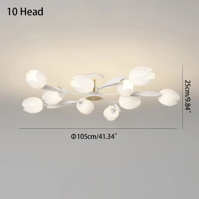 Feyran Magnolia Bud Living Room Chandelier