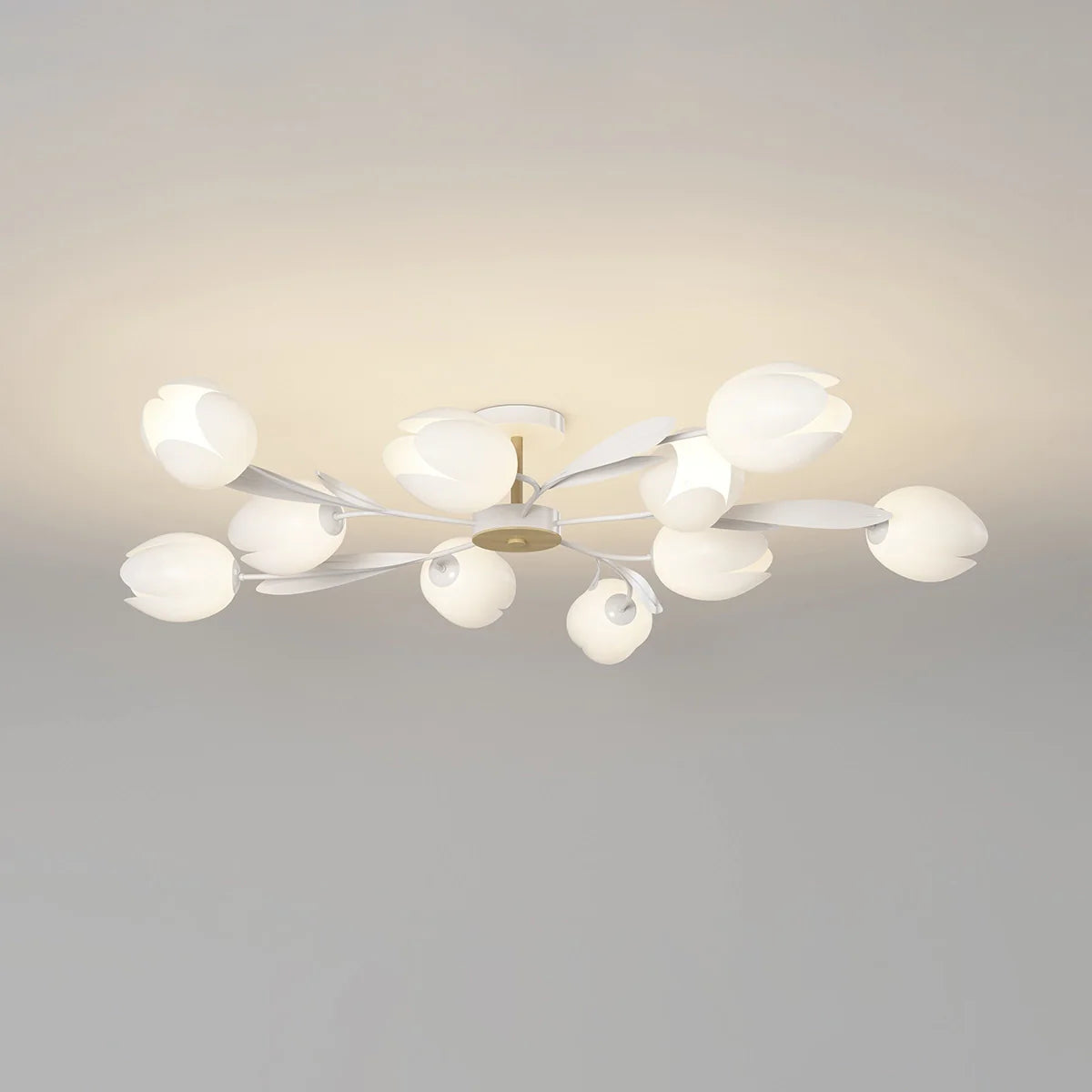Feyran Magnolia Bud Living Room Chandelier