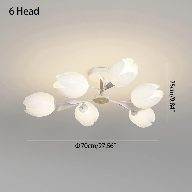 Feyran Magnolia Bud Living Room Chandelier