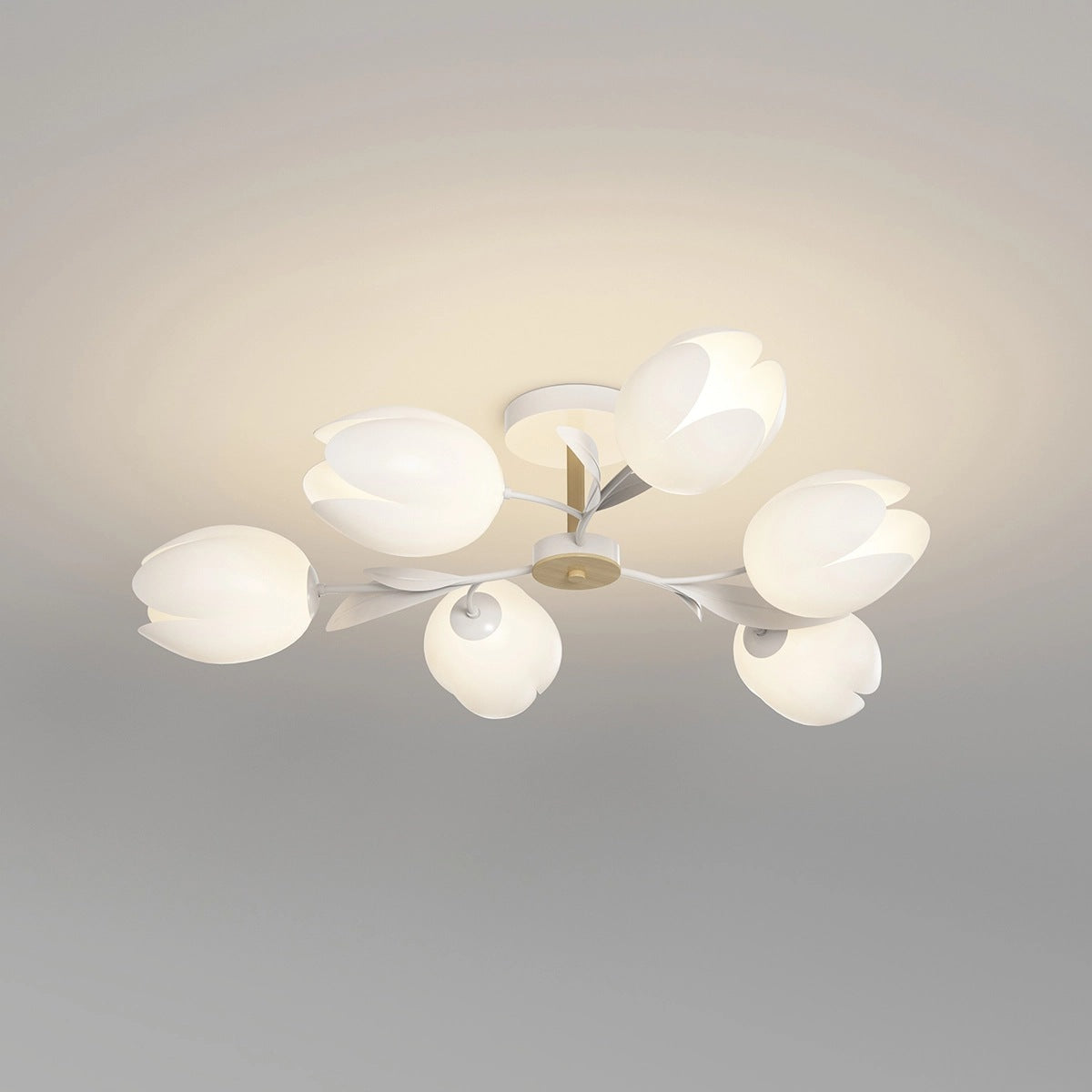 Feyran Magnolia Bud Living Room Chandelier