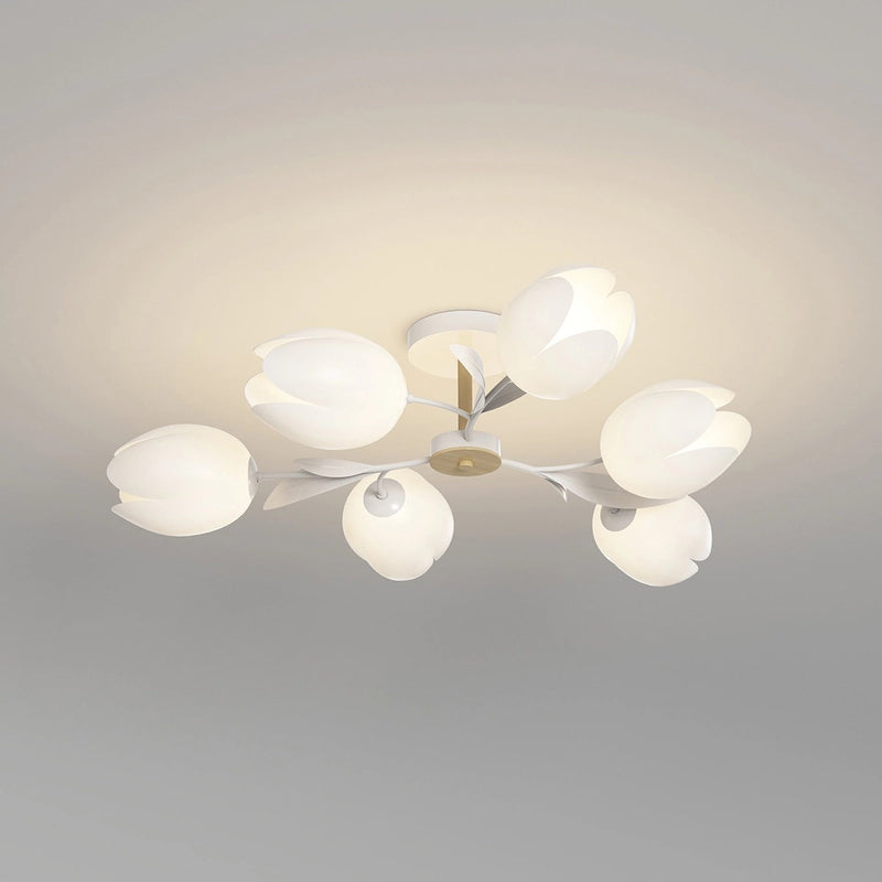 Feyran Magnolia Bud Living Room Chandelier