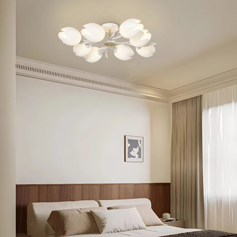 Feyran Magnolia Bud Living Room Chandelier