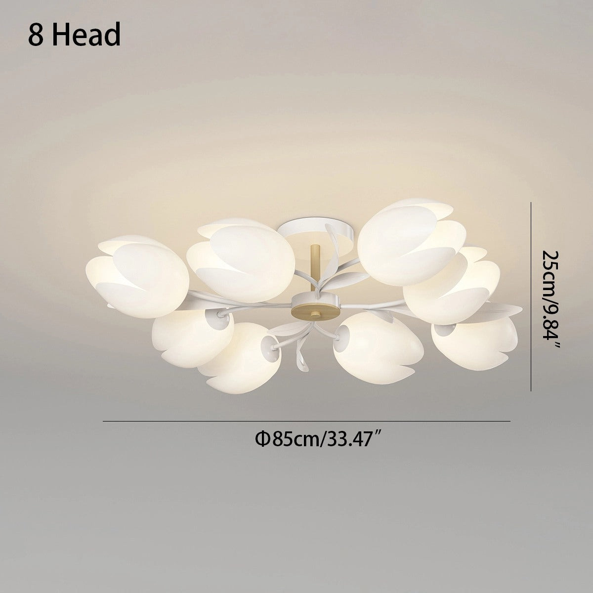 Feyran Magnolia Bud Living Room Chandelier