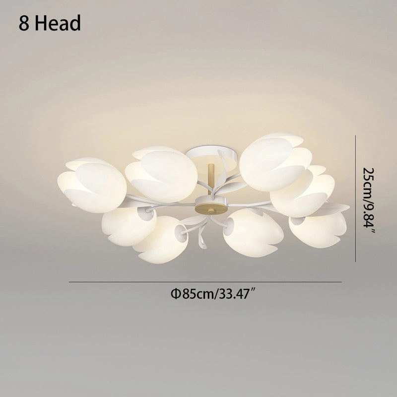 Feyran Magnolia Bud Living Room Chandelier