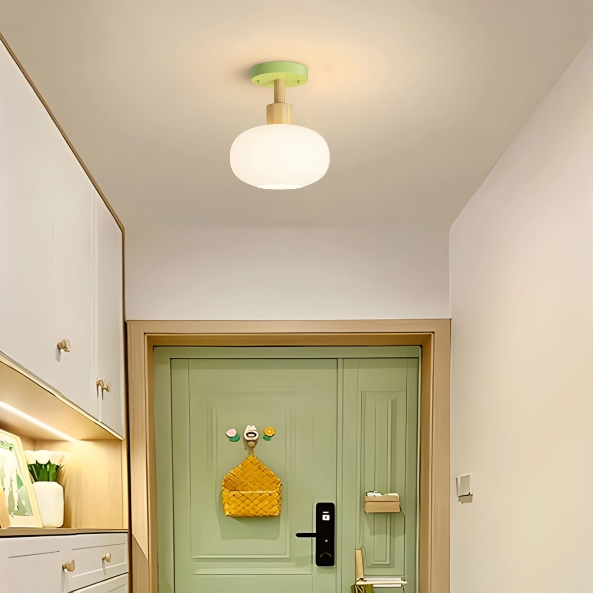 Feyran Nordic Modern Hallway Glass Ceiling Light