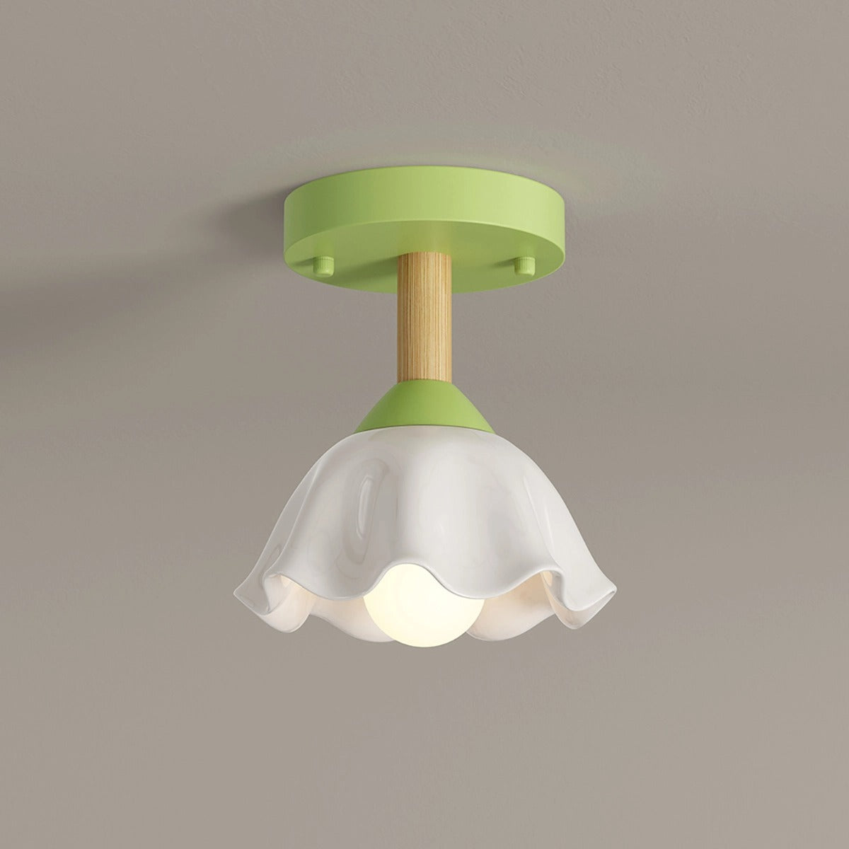 Feyran Pastoral Style LED Flower Ceiling Light