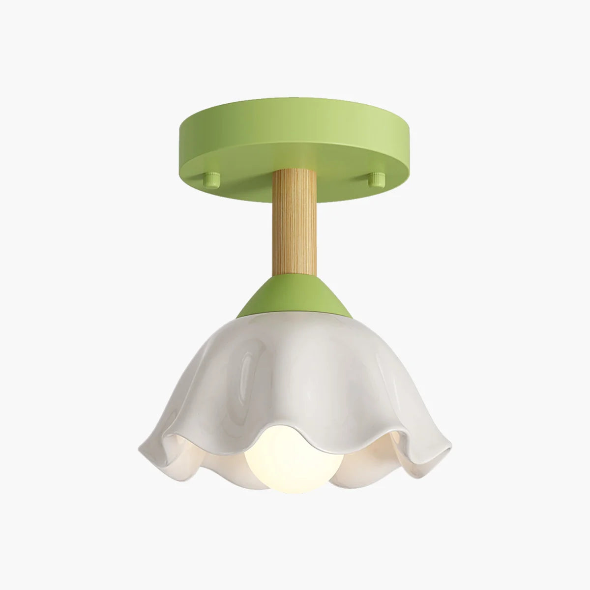 Feyran Pastoral Style LED Flower Ceiling Light