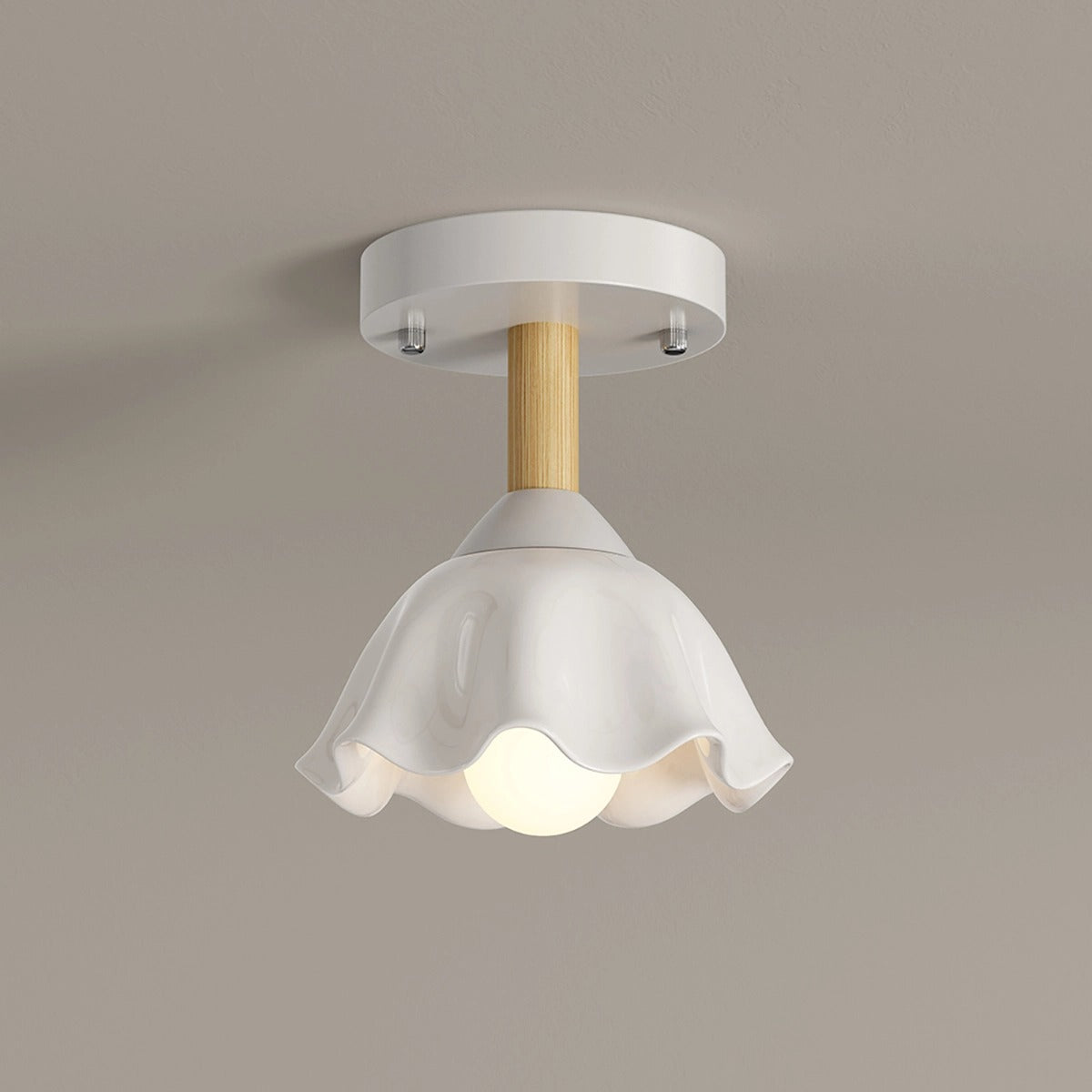 Feyran Pastoral Style LED Flower Ceiling Light