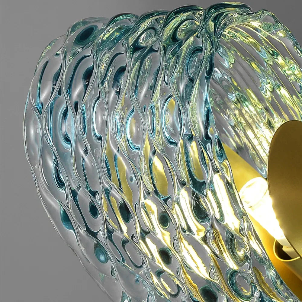 close-up-of-art-deco-blue-glass-linear-chandelier-ch423-20250711-Feyran-lighting