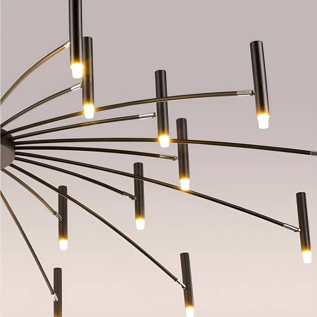 Atmospheric Nordic Chandelier: Creative Lighting for Living Rooms, Bedrooms, and More-details-4 | Feyran