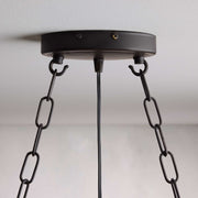 Aubrey Oval Crystal Ball 7 Light Chandelier-Chandelier-Feyran-Bronze-Feyran