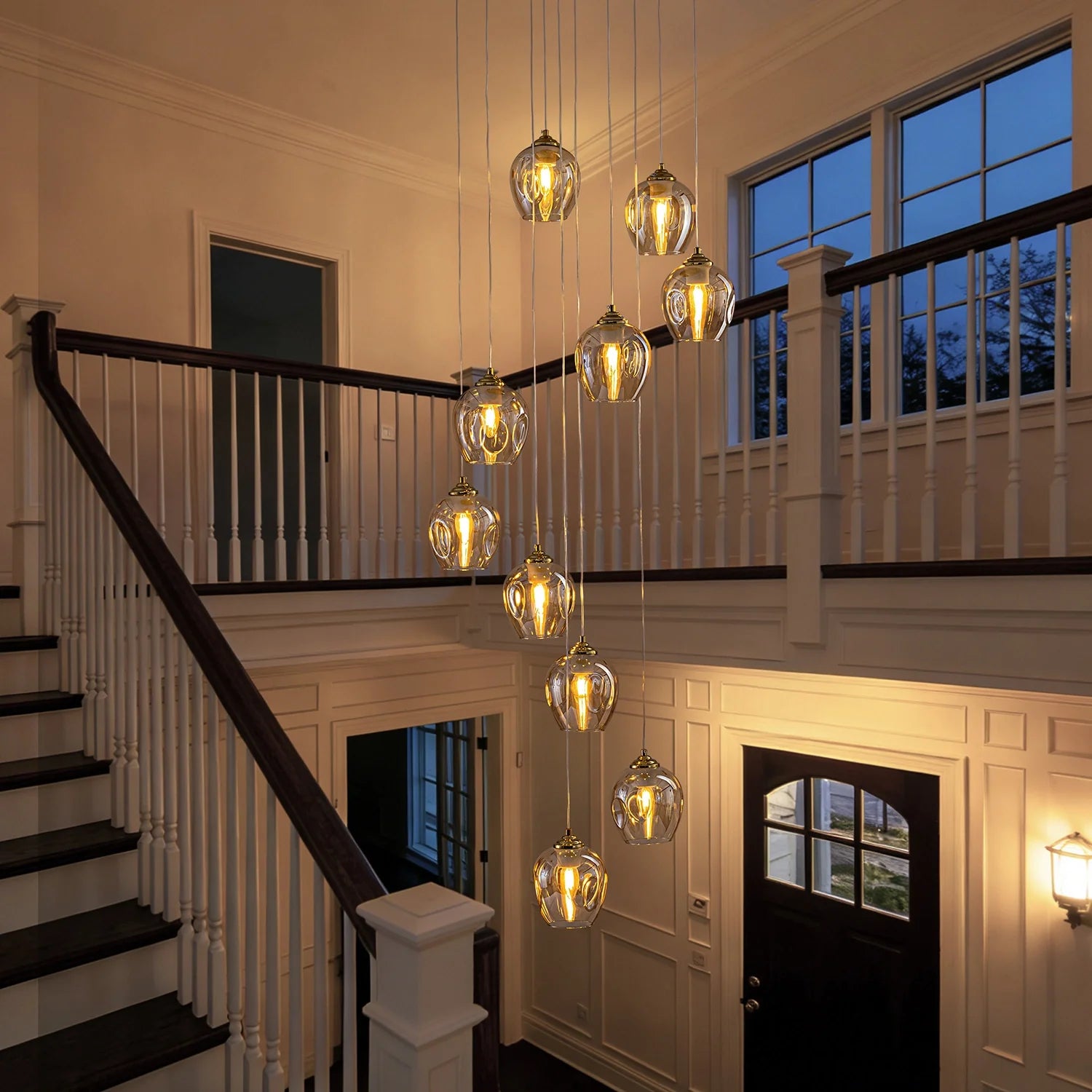 aura-luxury-glass-chandelier-in-foyer-Feyran-lighting